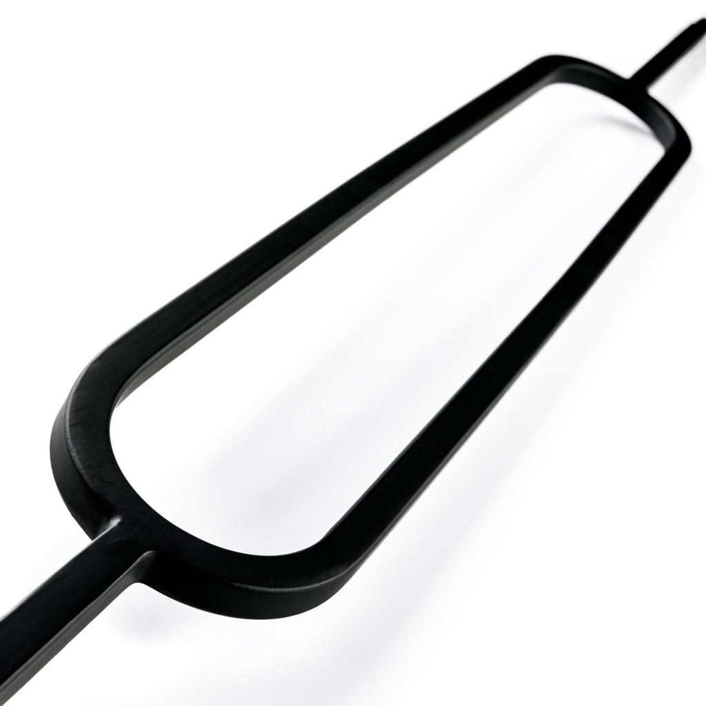 Black Iron Oval Panel Spindles
